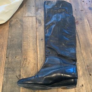 Loeffler Randall Over the Knee Black boots size 40